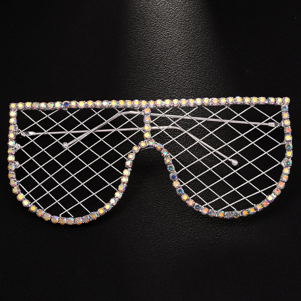 Rhinestone Frameless Party Glasses – Sparkle Vibes