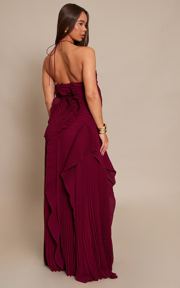 Burgundy Muse Halter