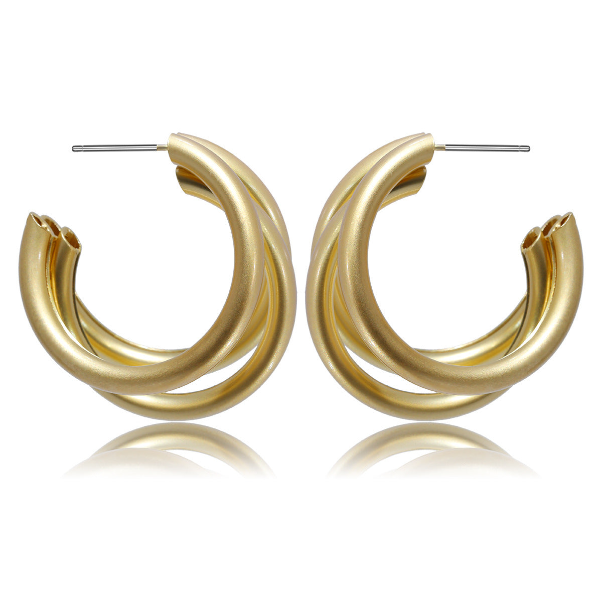 Virella Hollow Circle Earrings