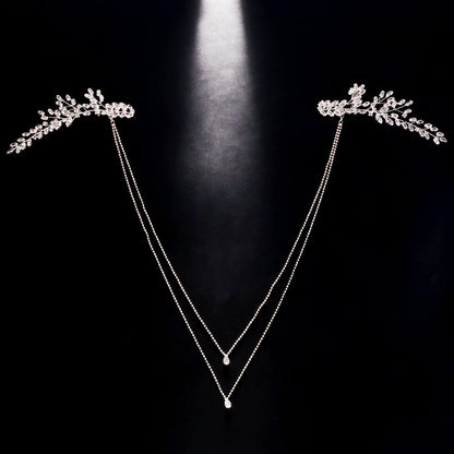 Rhinestone Back Chain – Elegant Dress Jewelry